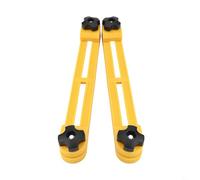 Adjustable Cutting Machine Base Guide for Circular Saw, 2-Pack Woodworking Positioning Clamp with Bidirectional Reverse Buckle, Fits 4-Inch to 6-(Yellow)