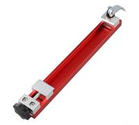 Adjustable Cutting Machine Ruler for 4-6 Inch Models, Aluminum Alloy Jig Guide, Secure Locking Clamp and One-Button Positioning for Precise Narrow Strip Cuts in Woodworking(240mm)