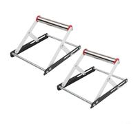 Adjustable Cutting Machine Support Frame for Table Saw Stand - Foldable Metal Material Rack with Height Adjustment from 55 mm to 135(2PCS)
