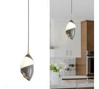 Adjustable Dark Green Acrylic Pendant Light - Modern Minimalist Hanging Lamp for Bedroom & Living Room - Aluminium Body 80in Wire for Stylish Home Decor