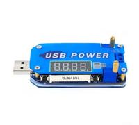 Adjustable DC Power Supply 0.5-30V 2A Step Up Down Module with LED Display USB Fast Charge for Electronics Testing Lab Repair Kit Blue