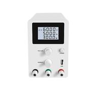 Adjustable DC Power Supply 30V 10A LED Lab Bench Source Stabilized Switch Voltage Regulator 60V 5A High Precision(60V 5A White)
