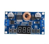 Adjustable DC Power Supply 5A 75W Step Down Module with Voltmeter for DIY Electronics and for battery Charging 66x39mm