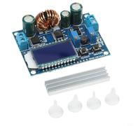 Adjustable DC Power Supply Module 30V 4A Boost Converter with LCD Display for Lab Electronics DIY Projects 66x48mm