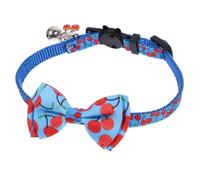 Adjustable Decorative Cat Collar Removable Cherry Lightweight Reusable Pet Accessory for Festivals and Parties for Kittens and Puppies