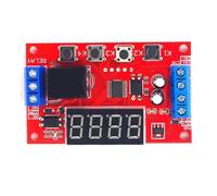 Adjustable Delay Relay Module 0.1s-999min DC 5V/12V/24V 10A With Power-Off Memory & Anti-Reverse Protection For Motor Light Valve Control