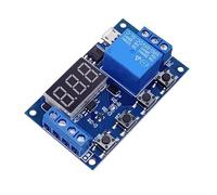 Adjustable Delay Timer Controller With Optocoupler Isolation Reverse Polarity Protective Permanent Memory Storage Stop Controller