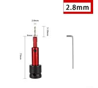 Adjustable Depth Countersink Drill Bits for Woodworking with Quick Change 3/8in Adapter (2.8mm)