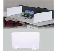 Adjustable Desk Divider Partition Screen Free Standing 60x30 cm Protective Panel for Offices Libraries & Schools Height 40120 cm 1 PC