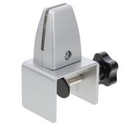 Adjustable Desk Divider Support Clamp for Wooden Partitions | Aluminum Alloy C-shape Clip, No-drill Screws and Thickened Base, for Library Study Areas and Computer Rooms