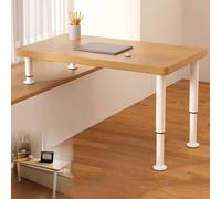 Adjustable Desk for Panoramic Windows Long/Short Legs Two Installation Options Ideal for Living Room Study or SofaBrown 120x60cm (47x24in)