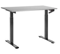 Adjustable Desk Manual Light Grey DESTINES