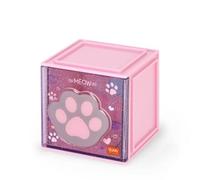 LEGAMI - Cutie Cubes Desk Box Kitty Organiser Storage Box Sticker Sheet Included Stackable Multifunctional ABS 90 x 90 x 100 cm