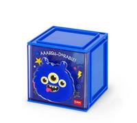 LEGAMI - Cutie Cubes Monster Desk Organiser Storage Box Sticker Sheet Included Stackable Multifunctional ABS 90 x 90 x 100 cm