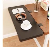 Adjustable Desktop Extension Ergonomic Keyboard Tray Drill-Free Armrest Support Wrist Rest for Computer Black (90 x 25 cm) - Perfect for Home Office Setup