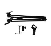 Adjustable Desktop Microphone Stand with Dual Suspension Springs Table Clamp for Studio Live Broadcasting Podcasts