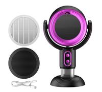 Adjustable Desktop Ranges Hood Soot Purifying Device Quiet Operations Kitchen Exhaust Hood ABS Texture For Kitchen Student Dorm Cooking Fan