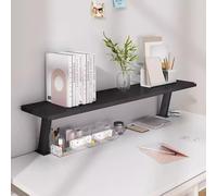 Adjustable Desktop Shelf with Clamp, Expandable Desk nizer for Gamers & Office Essentials, Ergonomic Monitor & Laptop Stand, Sturdy Platform for Enhanced Productivity