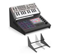 Adjustable Desktop Stand for Samplers, Synthesizers, Drum Machines and Effects Units, Compatible with Akai MPC Live 3, MPC Live 2, Ableton Push 3, Native Instruments Maschine and More (2-tier 10.6