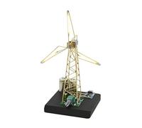 Adjustable Desktop Wind Ornament Windmill Night Light Metal Low Power Consumption for Bedroom Lighting Dimmable Night Lamp