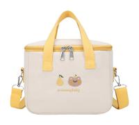 Adjustable Diaper Tote Bag - Large Capacity Nappy Storage, Shoulder Baby Organizer | Stylish Travel Changing Kit, Multi Pocket Compartment Tote with Insulation Layer for Boys Girls Day Trips