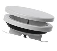 Ø 160mm / 6.3'' Adjustable Diffuser - Air Supply Valve - Ventilation Ducting Cover - Metal - White