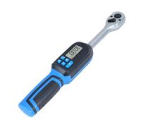 Adjustable Digital Torsion Wrench 3 to 60 Nm 3/8 Inch Drive Electronic Torque Tool with Data Storage for Car Motorcycle Service