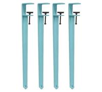 Adjustable Dining Table Legs, 4 Pcs F-Shape Iron Support Feet for DIY Coffee Table and Console