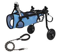 Adjustable Disabled Dog Trolley with Quiet Wheels, Breathable Harness and Lightweight Aluminum Alloy Design - Designed Exclusively for Dogs, Rehabilitation Tools