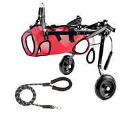 Adjustable Disabled Dog Trolley with Quiet Wheels, Breathable Harness and Lightweight Aluminum Alloy Design - Designed Exclusively for Dogs, Rehabilitation Tools