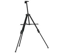 Adjustable Display Easel Black Metal Painting Advertising Stand vidaXL