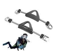 Adjustable Diving Fin Strap, Spring Heel Strap for Diving Fins | Stainless Steel Spring Fin Straps - Heel Fin Strap with Buckle