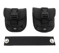 Adjustable Diving Weight Pouch With Nylon Webbing For Scuba Gear Multi Position Ballast Bag Black One Size Fits Most Divers Equipment(2kg*2)