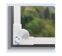 Adjustable DIY Magnetic Window Screen, Adjustable DIY Window Screen Fiberglass Mesh Grey Multiple Sizes(130x210cm)
