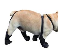 Adjustable Dog Boots - Waterproof Paw Protection with Secure Belt | Dirt - Widespread Pet Shoes for Walking, Hiking and Travelling - The Respi Shoes