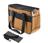 Adjustable Dog Carrier Sling - Multi-Pocket Pet Travel Bag | Breathable Mesh Padded Sling, Hands-Free Comfortable Pet Transport For Outdoor Vacation Camping Picnic Holiday Road Trip Airline Approved