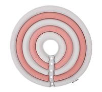 Adjustable Dog Collar Recovery Anti-Bite Cone Soft Protector for Pet Cat Gray Pink L,Grey Pink L