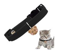Adjustable Dog Collar with Bear Pendant, Pet Neck Strap with Pendant, Cute Dog Collar for Pets, Soft Leather Pet Collar, Pet Collar with Quick Release, Pet Birthday Collar, Holiday Dog Collar