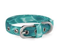 Adjustable Dog Collars Blue Aqua Pool Water Pet Collar for Small Medium Dogs Cats