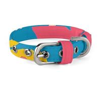 Adjustable Dog Collars Color Map Aircraft Pet Collar for Small Medium Dogs Cats
