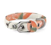 Adjustable Dog Collars Peach Peony Pet Collar for Small Medium Dogs Cats