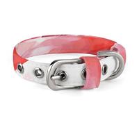 Adjustable Dog Collars Pink Flamingo Watercolor Pet Collar for Small Medium Dogs Cats