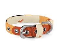 Adjustable Dog Collars Silhouette Illustration of Deer and Doe Pet Collar for Small Medium Dogs Cats