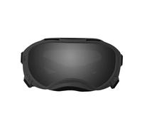 Adjustable Dog Goggles, UV400 Protection Windproof Anti-Scratch Dog Sunglasses, HD Clear Impact Resistant Pet Eye Wear With Soft Foam Padding For Medium To Large Dogs(Black-gray)