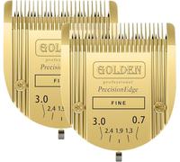 Adjustable Dog Grooming 5-in-1 Blade Compatible with Wahl Clipper | for WAHL Professional Animal Clipper Arco, Bravura, Chromado, Creativa, Figura, and Motion.for Dog,Cat and Horse (gold/2pc)