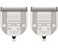 Adjustable Dog Grooming 5-in-1 Blade Compatible with Whal Clipper | for WAHL Professional Animal Clipper Arco, Bravura, Chromado, Creativa, Figura, and Motion.for Dog,Cat and Horse (silver/2pc)
