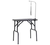 vidaXL Adjustable Dog Grooming Table with 1 Loop Pet Puppy Cat Foldable Desk