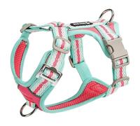 Adjustable dog harness designed specifically for Irish Setter, this anti-pull vest-style dog harness features a metal D-ring and soft, breathable mesh fabric D S