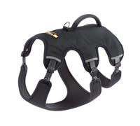 Adjustable Dog Harness M Chest 55-65 cm with Handle, Black