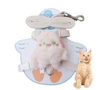 Adjustable Dog Harness - Plush Vest Harness with Lead Rope, Security Strap for Walking, Training, and Outdoor Activities, Includes Dog Backpack, Pet Safety Gear for Small and Medium Dogs